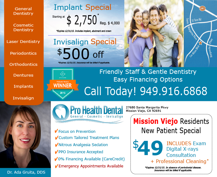 Pro Health Dental | Mission Viejo Reporter